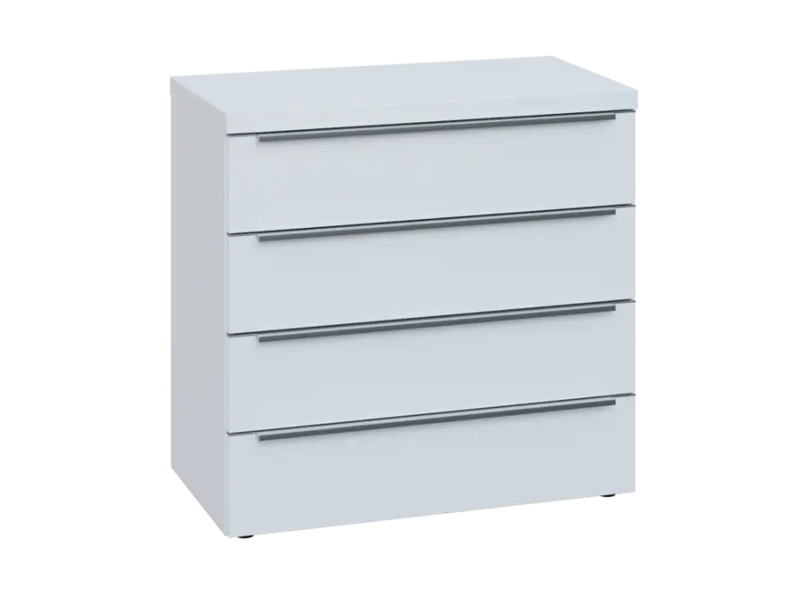 SIN 2 - 84Z kancelářská skříň, 4-zásuvková, 770x800x400, bílá